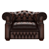 Blanchard Chesterfield Fåtölj Antique Brown