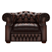 Blanchard Chesterfield Fåtölj Antique Brown