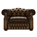 Blanchard Chesterfield Fåtölj Antique Gold