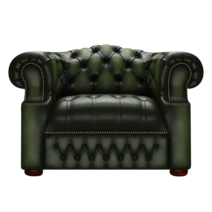 Blanchard Chesterfield Fåtölj Antique Green