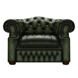 Blanchard Chesterfield Fåtölj Antique Green