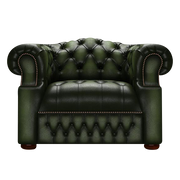 Blanchard Chesterfield Fåtölj Antique Green