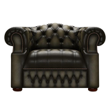 Blanchard Chesterfield Fåtölj Antique Olive