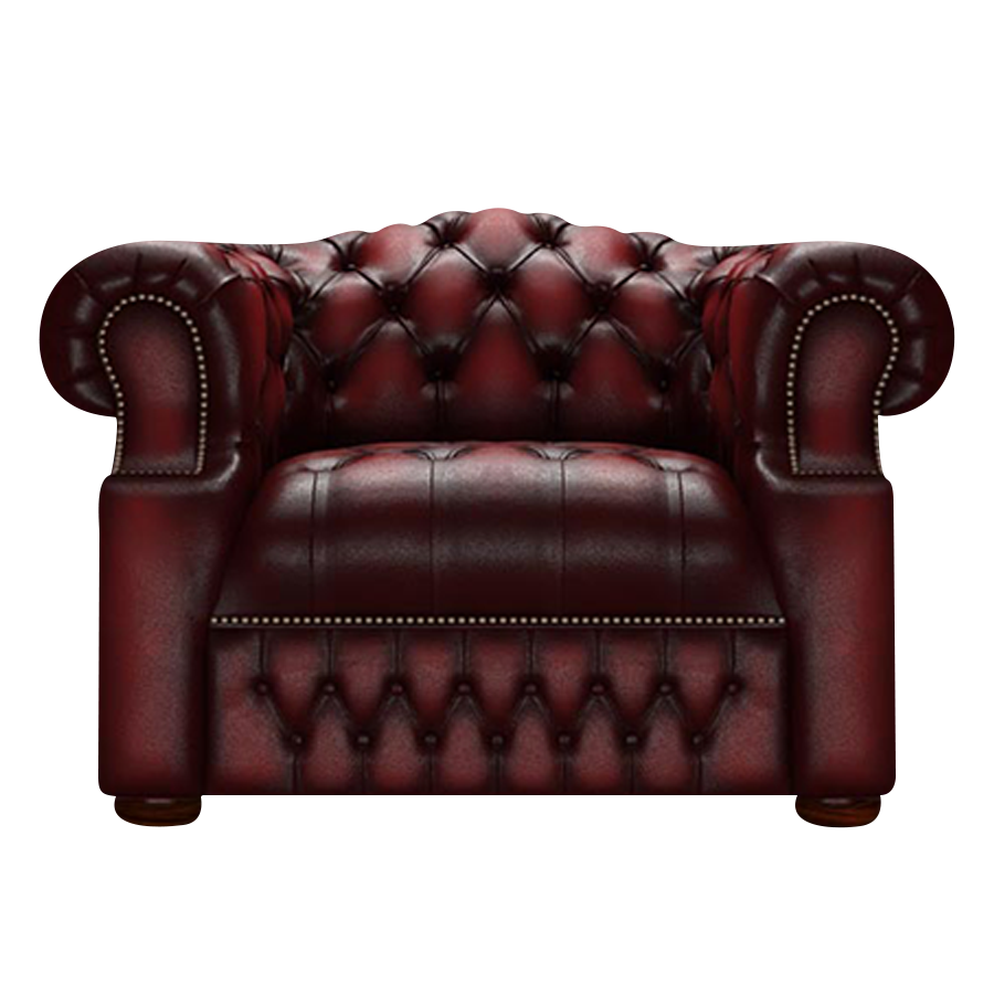 Blanchard Chesterfield Fåtölj Antique Red