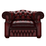 Blanchard Chesterfield Fåtölj Antique Red