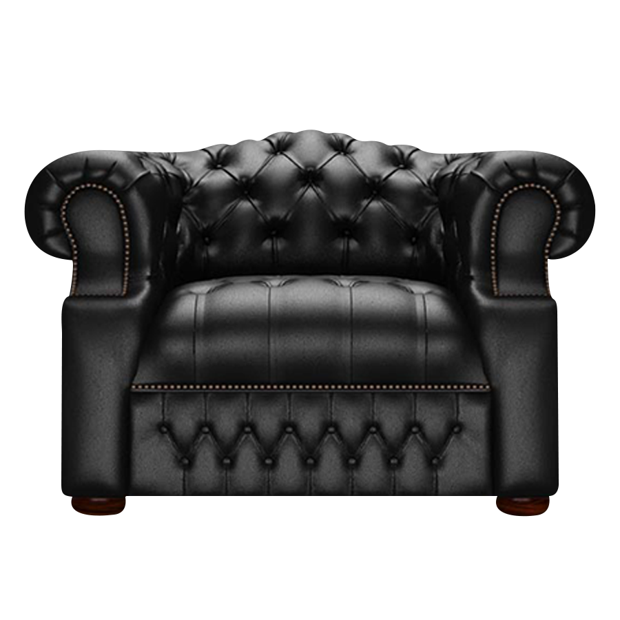 Blanchard Chesterfield Fåtölj Birch Black