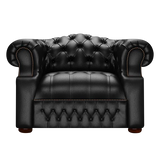Blanchard Chesterfield Fåtölj Birch Black