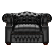 Blanchard Chesterfield Fåtölj Birch Black