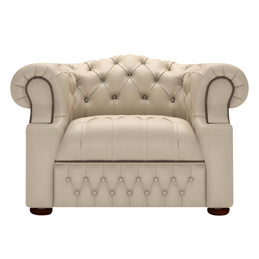 Blanchard Chesterfield Fåtölj Birch Blush Beige
