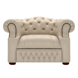 Blanchard Chesterfield Fåtölj Birch Blush Beige