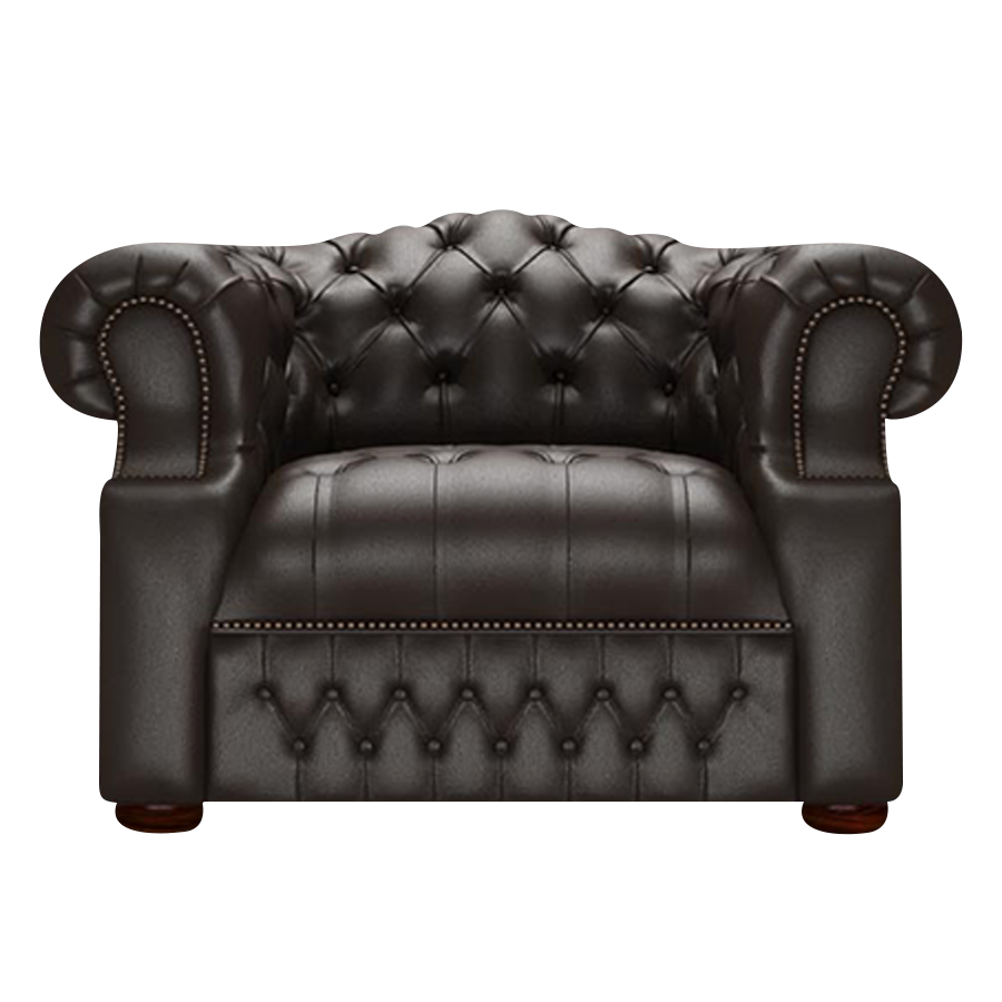 Blanchard Chesterfield Fåtölj Birch Brown