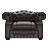 Blanchard Chesterfield Fåtölj Birch Brown