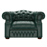 Blanchard Chesterfield Fåtölj Birch Forest Green