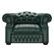 Blanchard Chesterfield Fåtölj Birch Forest Green
