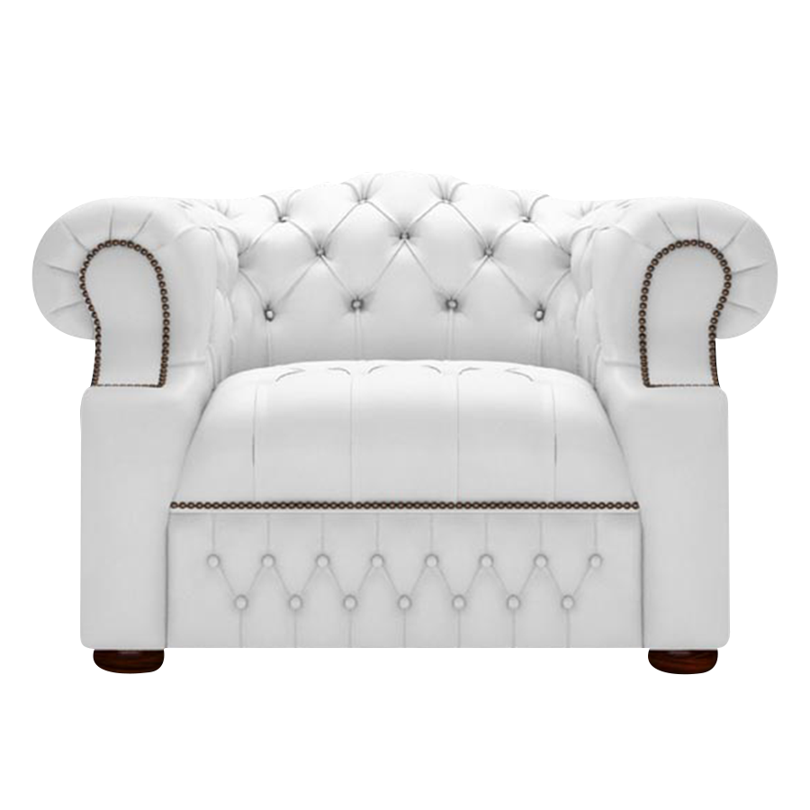 Blanchard Chesterfield Fåtölj Birch White
