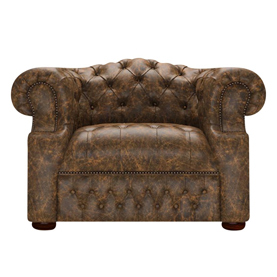Blanchard Chesterfield Fåtölj Etna Brandy