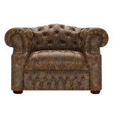 Blanchard Chesterfield Fåtölj Etna Brandy