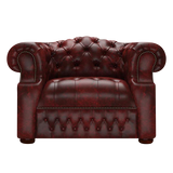 Blanchard Chesterfield Fåtölj Etna Red