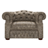 Blanchard Chesterfield Fåtölj Etna Taupe