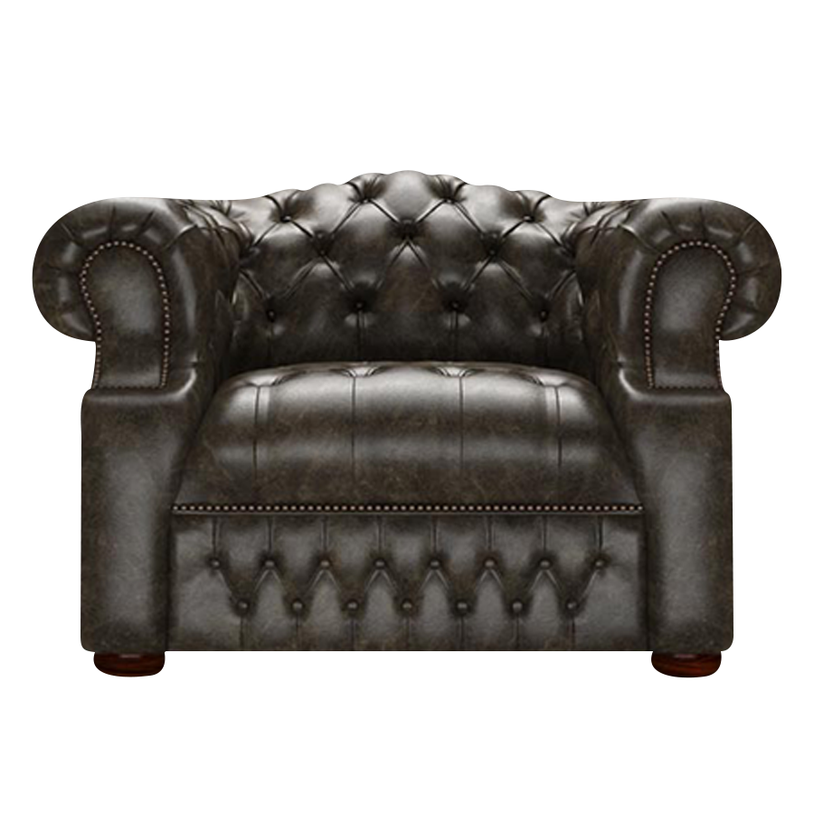 Blanchard Chesterfield Fåtölj Old English Alga