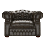 Blanchard Chesterfield Fåtölj Old English Alga