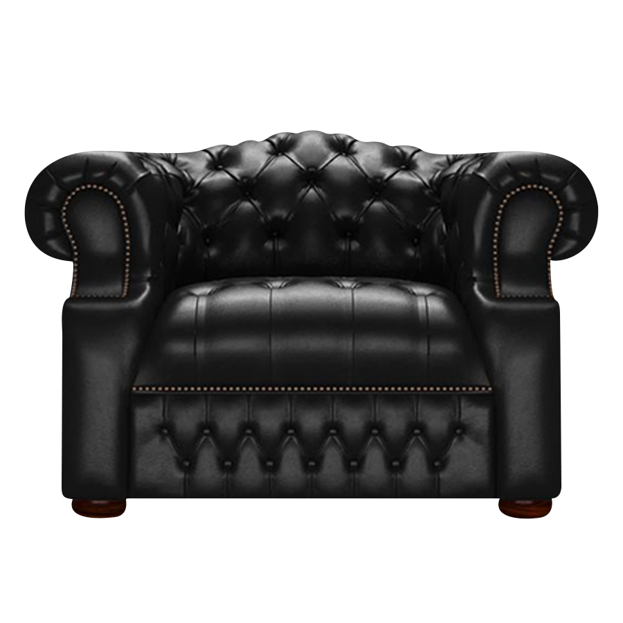 Blanchard Chesterfield Fåtölj Old English Black