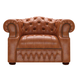 Blanchard Chesterfield Fåtölj Old English Bruciato