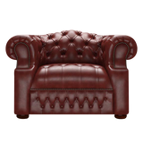 Blanchard Chesterfield Fåtölj Old English Chestnut