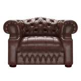 Blanchard Chesterfield Fåtölj OId English Dark Brown