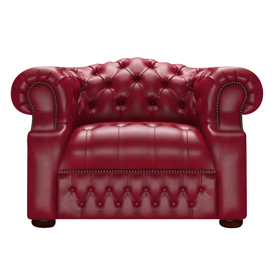 Blanchard Chesterfield Fåtölj Old English Gamay
