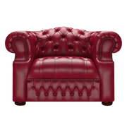 Blanchard Chesterfield Fåtölj Old English Gamay