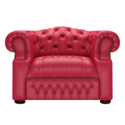 Blanchard Chesterfield Fåtölj Shelly Flame Red