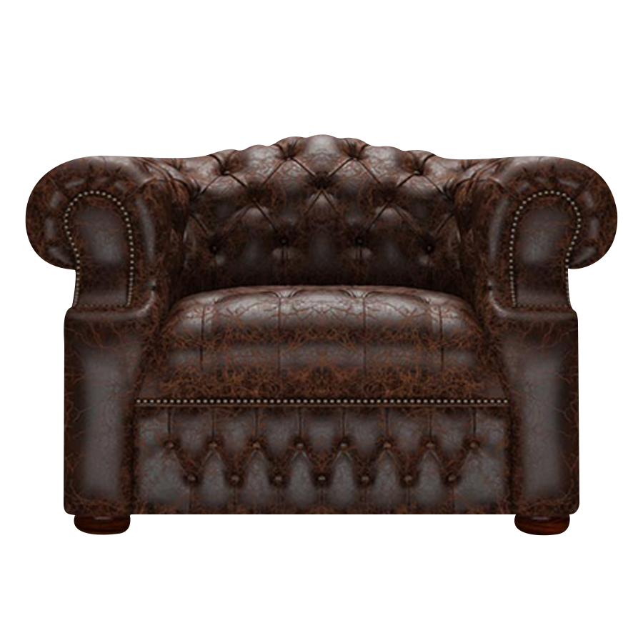 Blanchard Chesterfield Fåtölj Tudor Mahogany