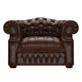 Blanchard Chesterfield Fåtölj Tudor Mahogany