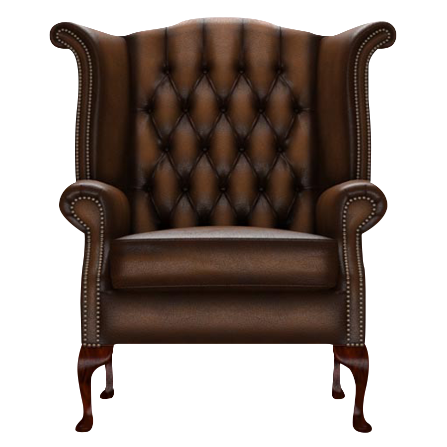 Byron Chesterfield Fåtölj Antique Autumn Tan