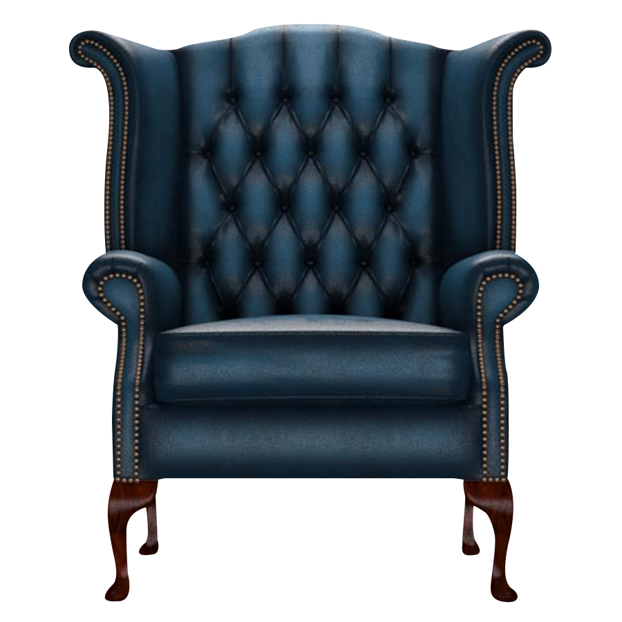 Byron Chesterfield Fåtölj Antique Blue