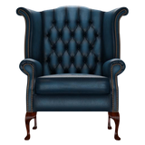 Byron Chesterfield Fåtölj Antique Blue