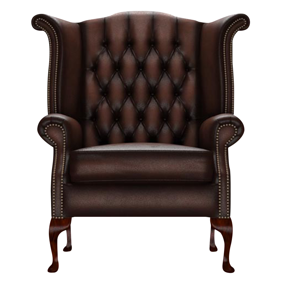 Byron Chesterfield Fåtölj Antique Brown