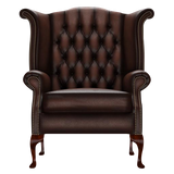 Byron Chesterfield Fåtölj Antique Brown