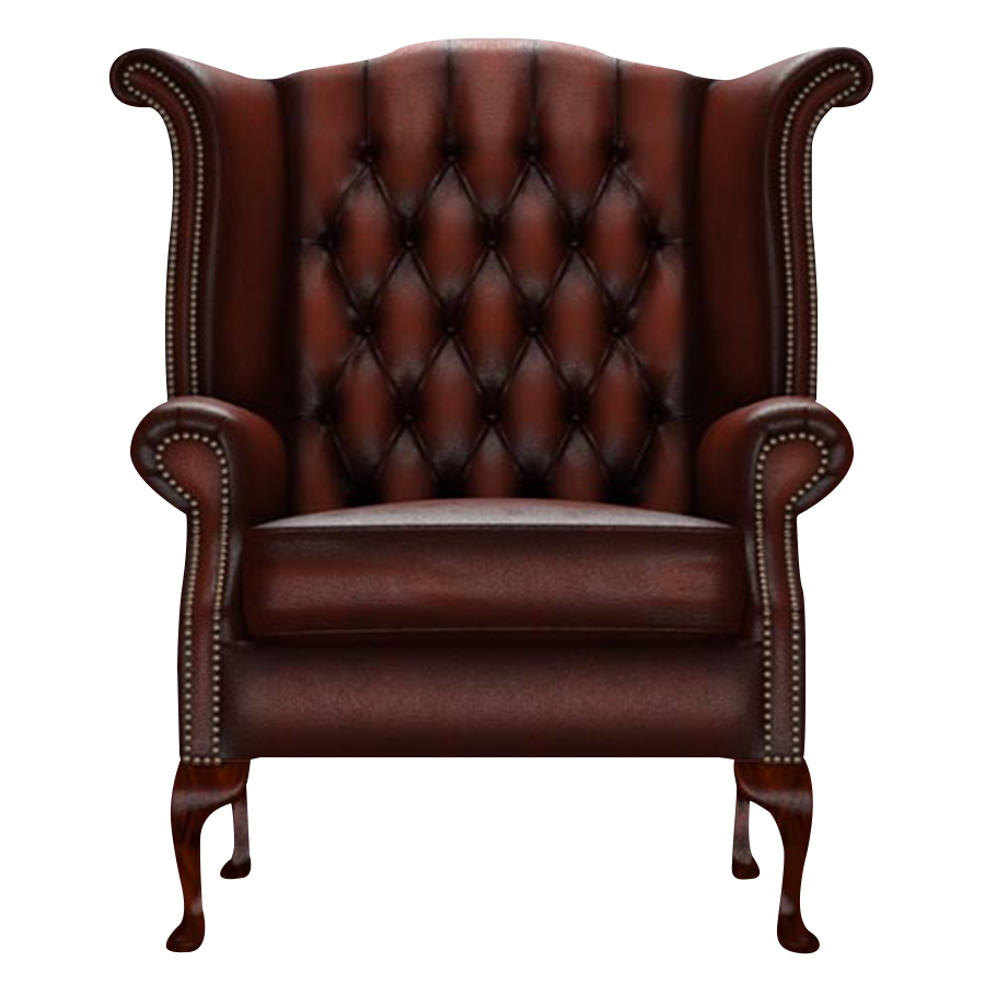 Byron Chesterfield Fåtölj Antique Chestnut