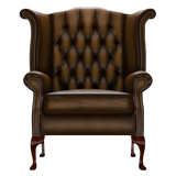 Byron Chesterfield Fåtölj Antique Gold