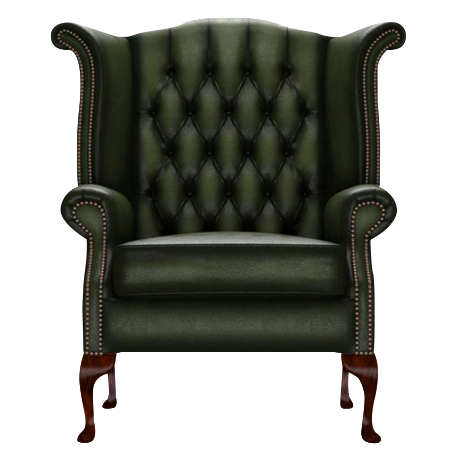 Byron Chesterfield Fåtölj Antique Green