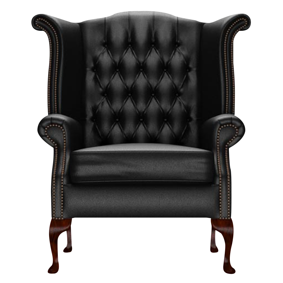 Byron Chesterfield Fåtölj Birch Black