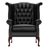 Byron Chesterfield Fåtölj Birch Black