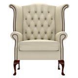Byron Chesterfield Fåtölj Birch Ivory