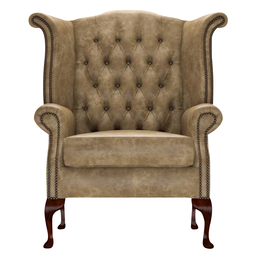 Byron Chesterfield Fåtölj Etna Beige