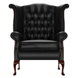 Byron Chesterfield Fåtölj Old English Black