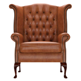 Byron Chesterfield Fåtölj Old English Bruciato