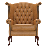 Byron Chesterfield Fåtölj Old English Buckskin