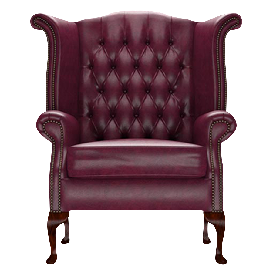 Byron Chesterfield Fåtölj Old English Burgundy
